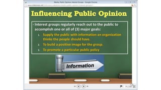 Unit2 Media and Interest Groups