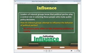 Unit2 Media and Interest Groups