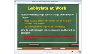 Unit2 Media and Interest Groups