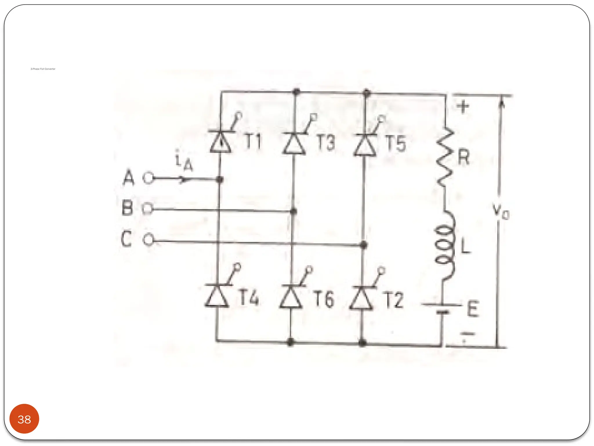 3-Phase Full Converter
38
 