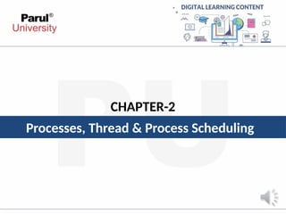 Processes, Thread & Process Scheduling
CHAPTER-2
 