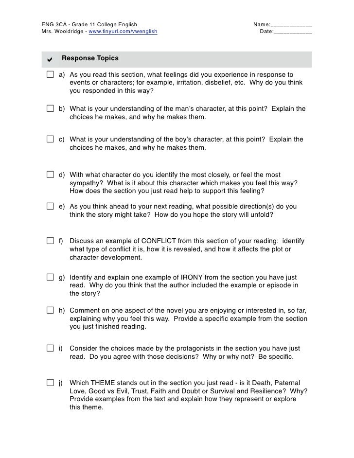 Sample English Essays The Road By Cormac Mccarthy Book Review Youtube Wikipedia Essays For Kids In English also Abortion Essay Thesis Professional Essay Writing Service Write My Essay Paper Speech Examples Of High School Essays