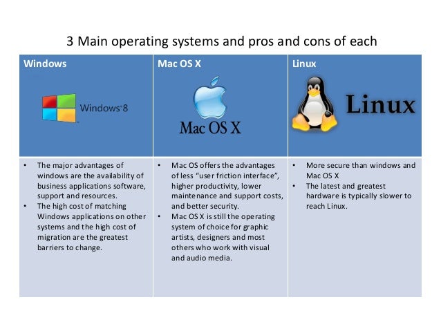 pros and cons of macs and pc