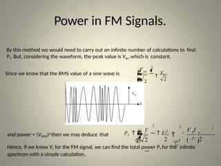 ANGLE MODULATION -Waveform &Its Characteristics | PPTX