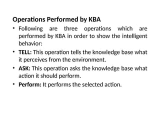Basic Knowledge Representation and Reasonong | PPTX