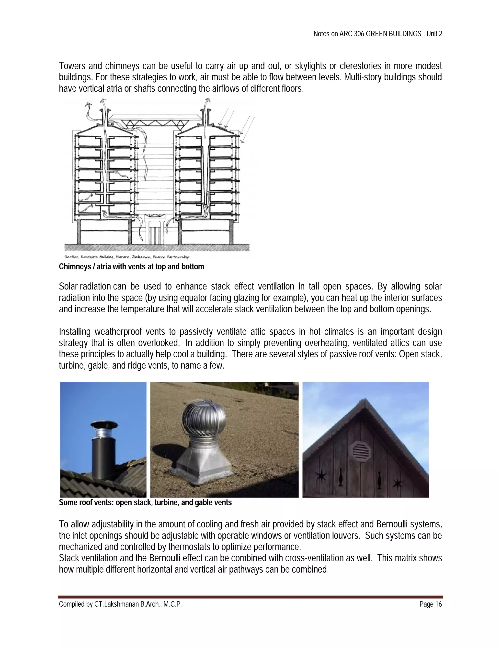 Operable Ridge Green Buildings-passive heating techniques | PDF