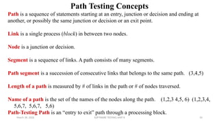 Single Path Comprehensive Guide to Path Testing in Software Engineering | PPTX