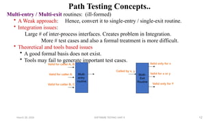 Comprehensive Guide to Path Testing in Software Engineering | PPTX