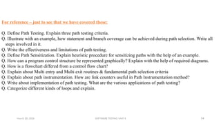 Comprehensive Guide to Path Testing in Software Engineering | PPTX