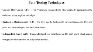 Comprehensive Guide to Path Testing in Software Engineering | PPTX