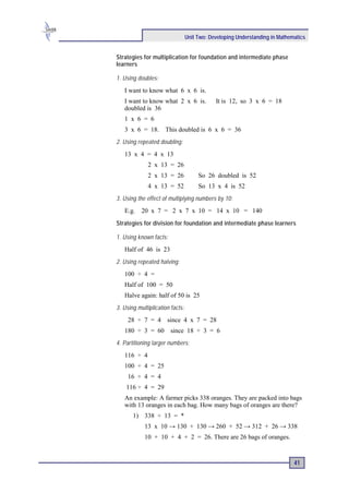 Ace Maths Unit Two: Developing Understanding in Mathematics (PDF) | PDF