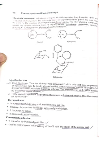 unit 2 PHARMACOGNOSY -2.pdf handwritten. | PDF