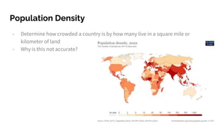 Density In Geography Unit 2: Physical Geography PPT (World Geography) | PPTX