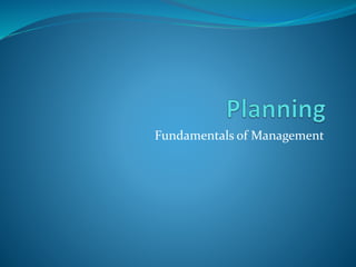 Fundamentals of Management
 