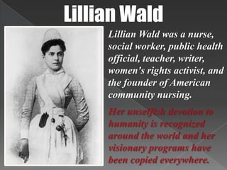 Settlement HousesSettlement Houses were places in poor neighborhoods that provided services such as medical care, childcare, libraries, and classes in EnglishThe most famous settlement house was Chicago’s Hull House (above), which was started by Jane Addams
