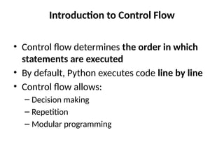 Unit 2 Control Flow Statements Python Programming.pptx