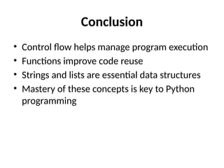 Unit 2 Control Flow Statements Python Programming.pptx