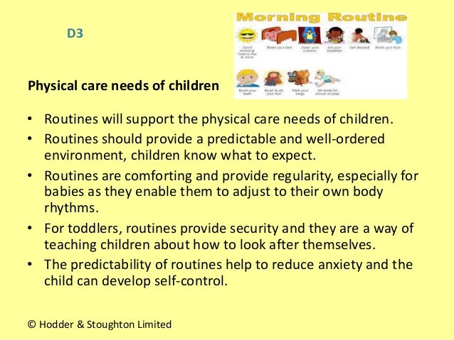 why are routines important in early years settings