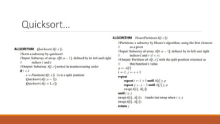 Divide and Conquer / Greedy Techniques | PPT