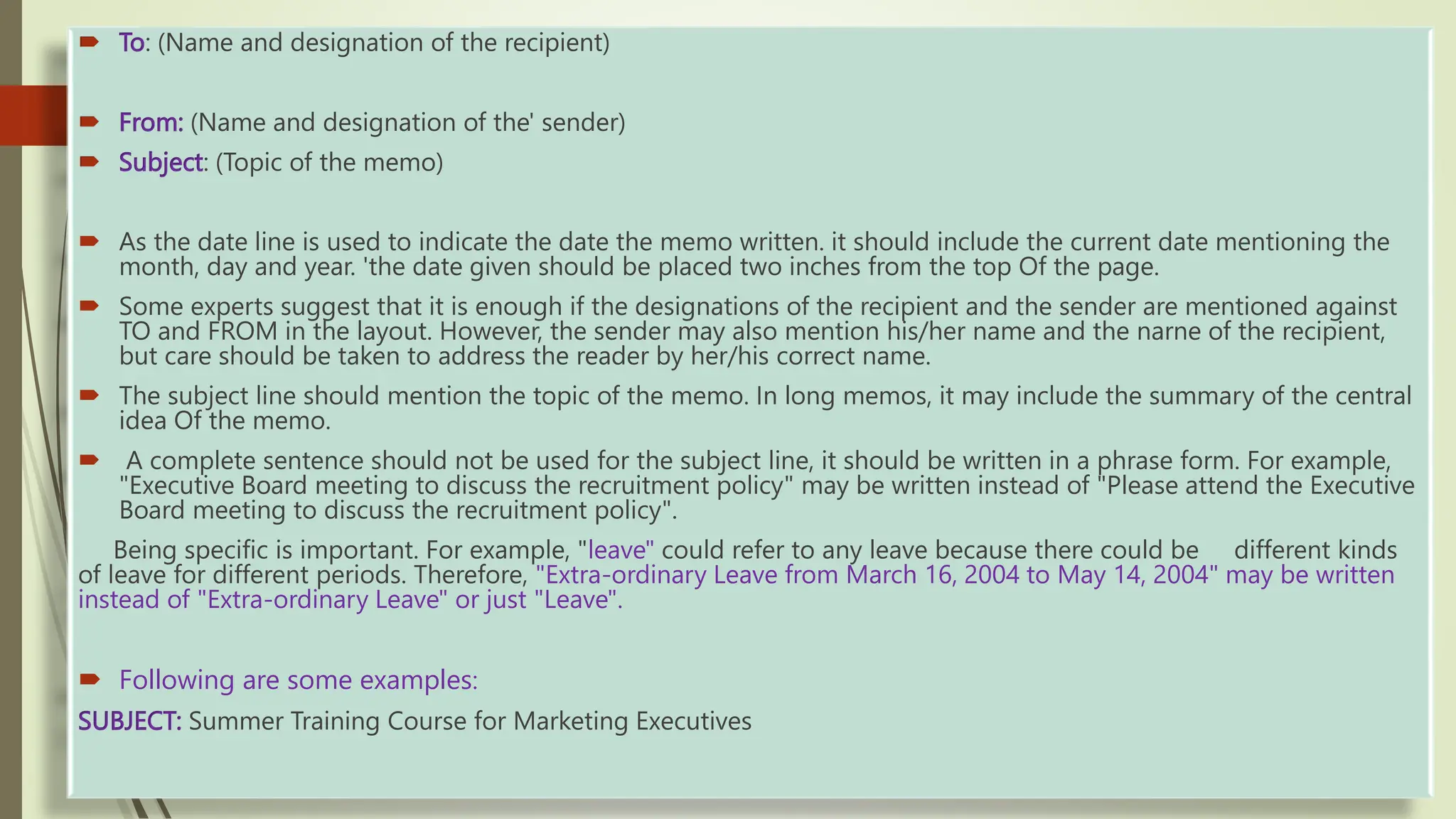Technical Writing: details of Email process | PPTX