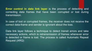 Computer Science Layer Error Unit 2 PPT.pdf -fundamental-of-computer-networks | PDF