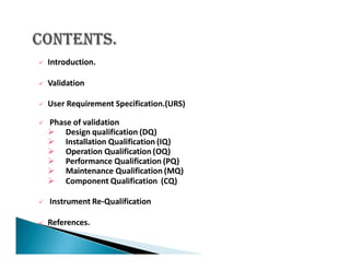 Comprehensive Guide to Equipment Qualification and Validation in ...