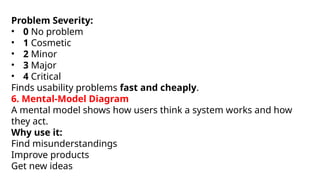 Comprehensive Guide to User Observation, Problem Definition, and ...