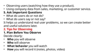 Observe Customer Comprehensive Guide to User Observation, Problem Definition, and ...