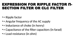 Electron Devices Rectifiers , rectifier types , types of filter ...
