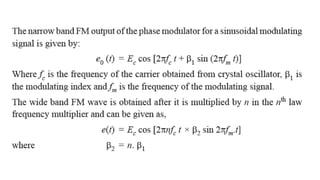 Comprehensive Overview of Angle Modulation in Analog and Digital ...