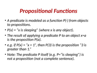 Comprehensive Guide to Predicate Logic in Artificial Intelligence | PPTX