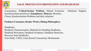 Unit 2 Process Synchronization semaphore | PDF