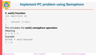 Unit 2 Process Synchronization semaphore | PDF