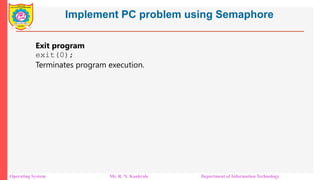Unit 2 Process Synchronization semaphore | PDF