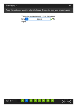 B1 Unit 2 Progress Test | PDF
