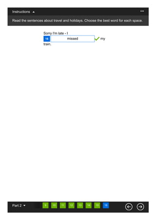 B1 Unit 2 Progress Test | PDF