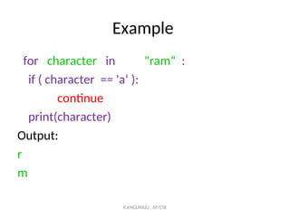 UNIT 2 PY.ppt - CONTROL STATEMENT IN PYTHON | PPT