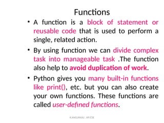 UNIT 2 PY.ppt - CONTROL STATEMENT IN PYTHON | PPT