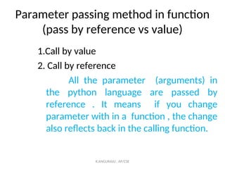 python - how to give input parameters value while... UNIT 2 PY.ppt - CONTROL STATEMENT IN PYTHON | PPT