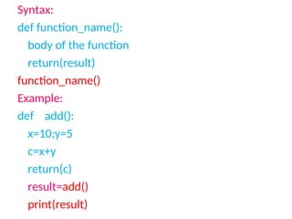 UNIT 2 PY.ppt - CONTROL STATEMENT IN PYTHON | PPT