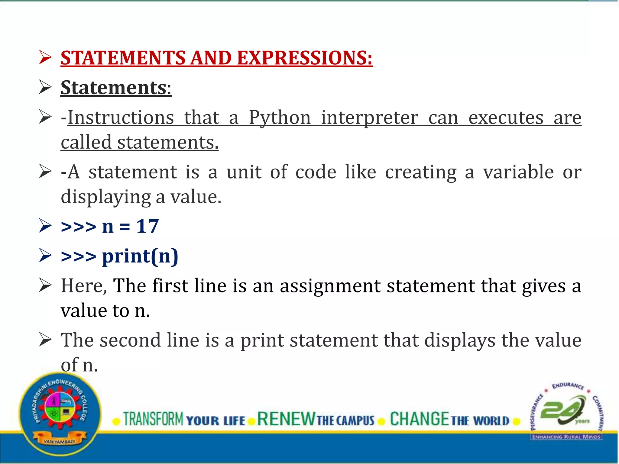 Unit 2 python | PPT