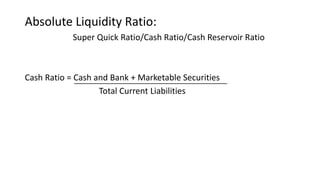 Unit 2 Ratio Analysis.ppt