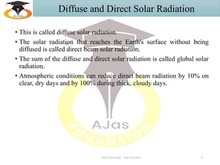 Renewable Energy Resources [Solar Thermal Energy, Solar Pond] | PDF