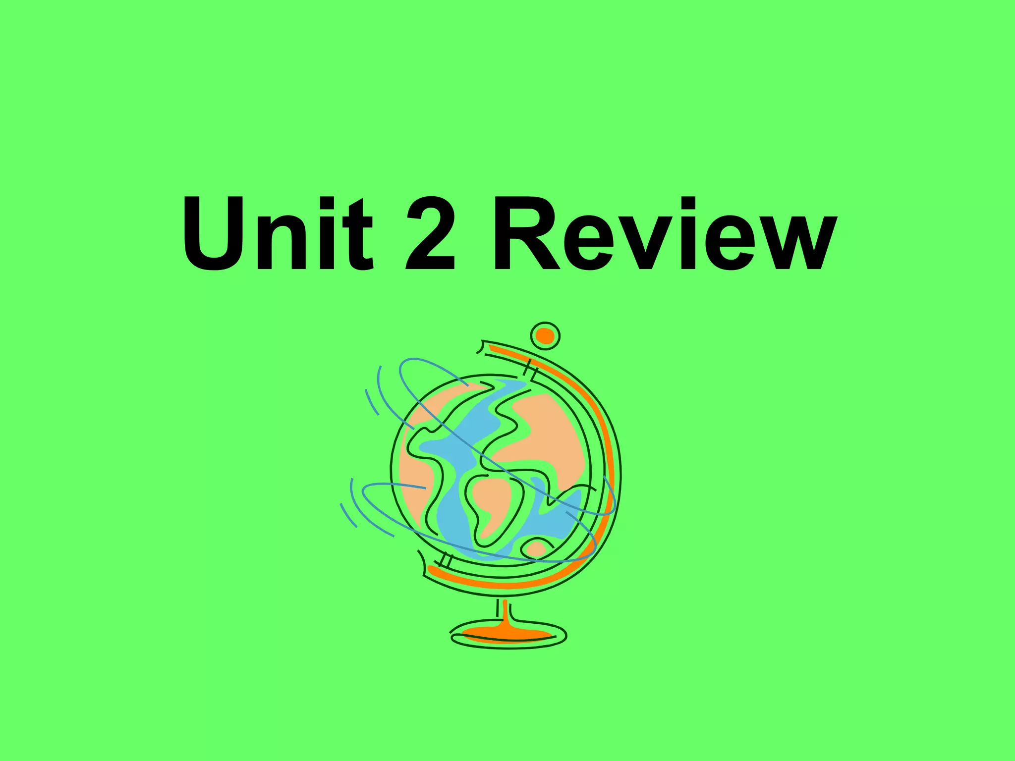 Unit 2 Review