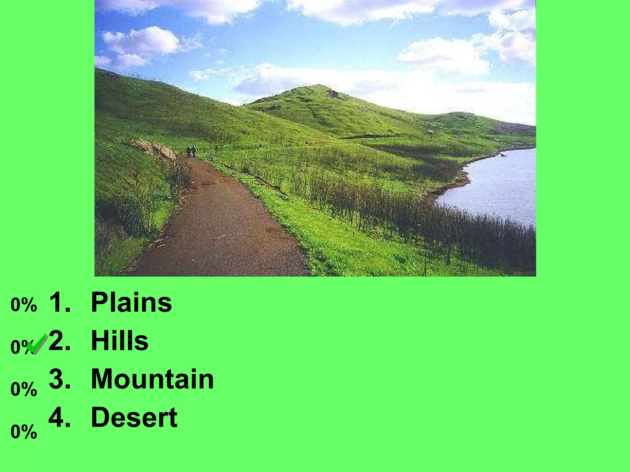 Plains Hills Mountain Desert