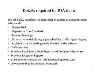 Street Racing Rsa Flowchart unit 2 road saftey engineering presentation | PPTX