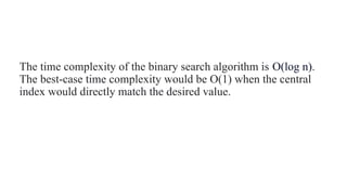 Divide and Conquer Binary Search Analysis.pptx