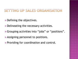 Unit 2 Sales Management