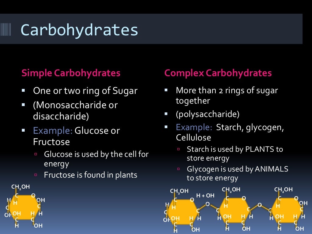 Carbohydrates and Lipids