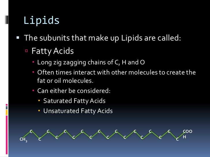 Carbohydrates and Lipids